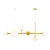 Lampa wisząca designerska DIONE 6 MUSTARD 1092K14 - Aldex